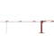 Access barrier with counterweight | and swing post | clear width: 3000 mm | with triangular lock